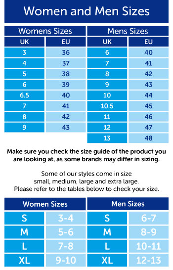 Size Guide | Shoe Zone
