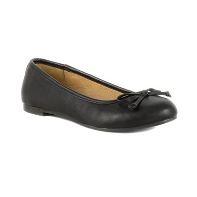 Lilley Womens Black Ballerina with a 