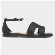 Truffle Bay Milled Womens Black Buckle Sandal (Click For Details)