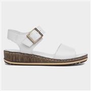 Hush Puppies Ellie Womens White Leather Sandal (Click For Details)