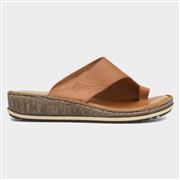 Hush Puppies Elissa Womens Tan Leather Sandal (Click For Details)