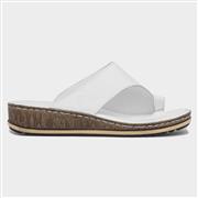 Hush Puppies Elissa Womens White Leather Sandal (Click For Details)