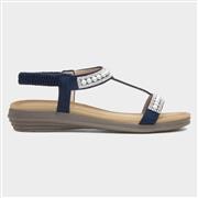 Lunar Tancy Womens Blue Diamante Sandal (Click For Details)