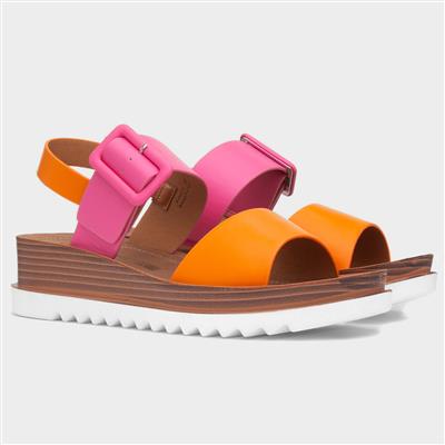 Heavenly Feet Pistachio Womens Multi Wedge Sandal-11079 | Shoe Zone