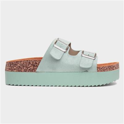 Maria Womens Sage Platform Sandal