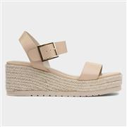 Truffle Lola Womens Nude Wedge Sandal (Click For Details)