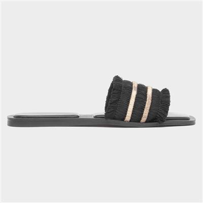 Gabriella Womens Black Mule Sandal