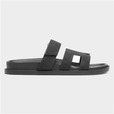 Louise Womens Black Mule Sandal