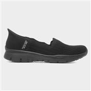 Skechers Slip Ins Seager Womens Black Casual Shoe (Click For Details)