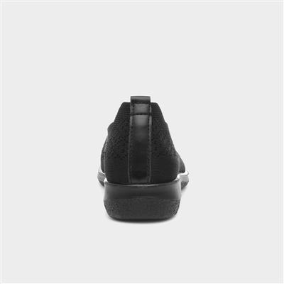 Cushion Walk Leanne Womens Black Shoe-120038 | Shoe Zone