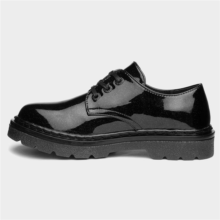 Heavenly Feet Liberty Womens Black Patent Shoe-120127 | Shoe Zone