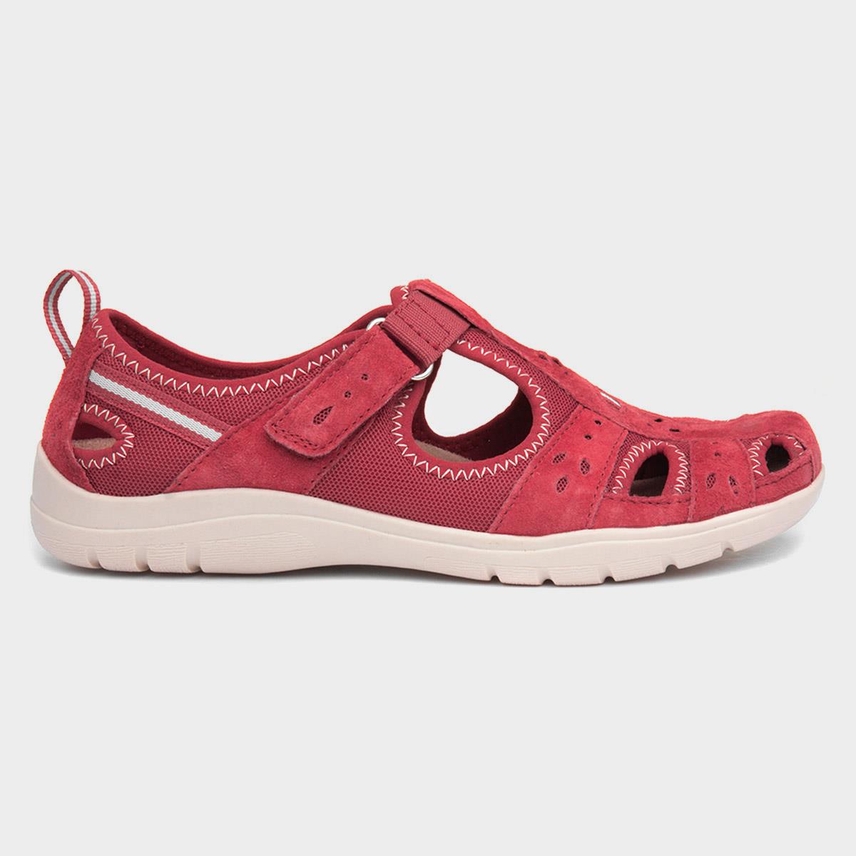 Free Spirit Cleveland Womens Red Shoe 120193 Shoe Zone