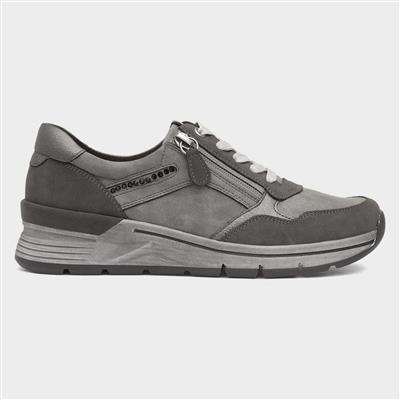 Isabella Womens Grey Casual Shoe