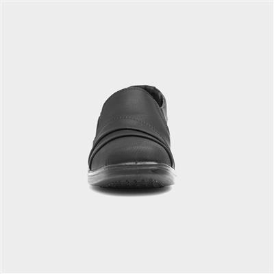 Softlites Dawn Womens Black Slip On Shoe-120428 