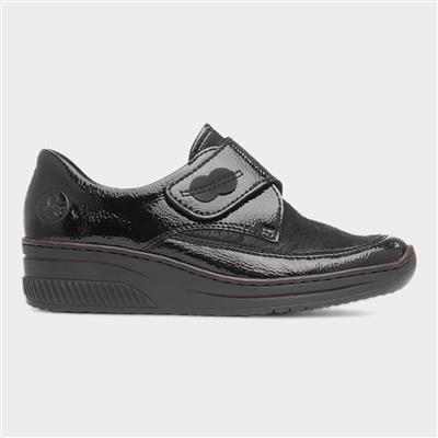 Antistress Womens Black Leather Shoe