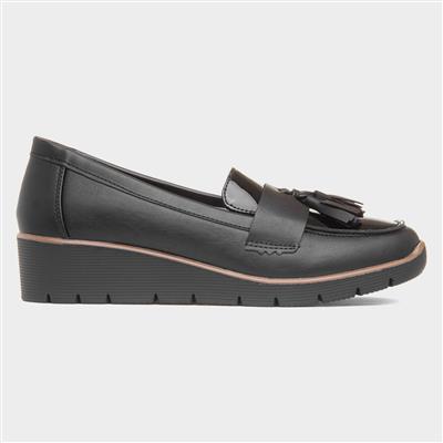 Yvonne Womens Black Loafer