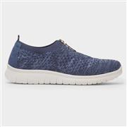 Cushion Walk Astrid Womens Blue Casual Shoe (Click For Details)