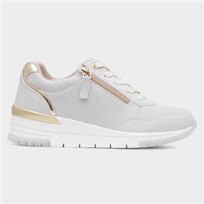 Spa Womens Beige Casual Trainer