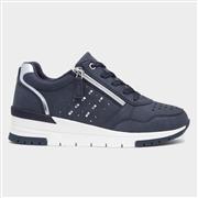 Lilley & Skinner Spa Womens Navy Wedge Trainer (Click For Details)