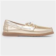 Heavenly Feet Shelly Womens Light Gold Boat Shoe (Click For Details)