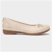 Softline Penny Womens Gold Ballerina Shoe (Click For Details)