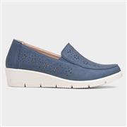 Softlites Della Womens Navy Casual Loafer (Click For Details)