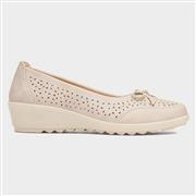 Softlites Dion Womens Cream Casual Shoe (Click For Details)