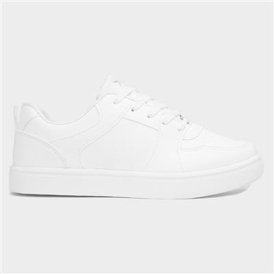 Gravitas Womens White Lace Up Trainer