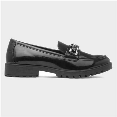 Ruby Womens Black Patent Loafer