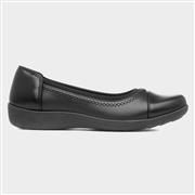 Softlites Devin Womens Black Flat Shoe (Click For Details)