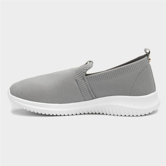 Lilley Womens Grey Slip On Casual Shoe-125099 | Shoe Zone