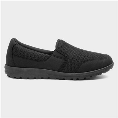 Slip on black women's shoes online