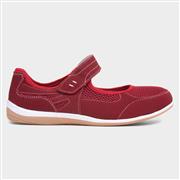 Fleet & Foster Morgan Womens Red Casual Shoe (Click For Details)