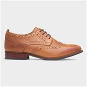 Hush Puppies Natalia Womens Tan Leather Brogue (Click For Details)