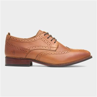 Natalia Womens Tan Leather Brogue