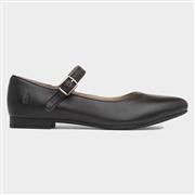 Hush Puppies Melissa Womens Black Leather Shoe (Click For Details)