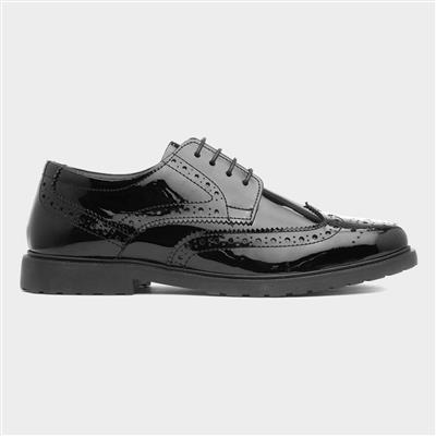 Verity Womens Black Leather Shoes