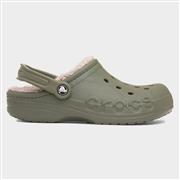 Crocs Baya Womens Green Warm Lined EVA Clog (Click For Details)