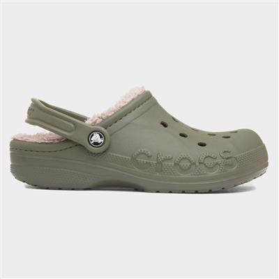 Baya Womens Green Warm Lined EVA Clog