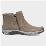 Free Spirit Vada Womens Olive Leather Ankle Boot (Click For Details)