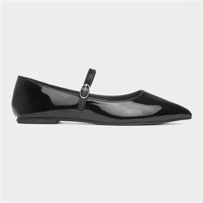 Nicky Womens Black Patent Shoe