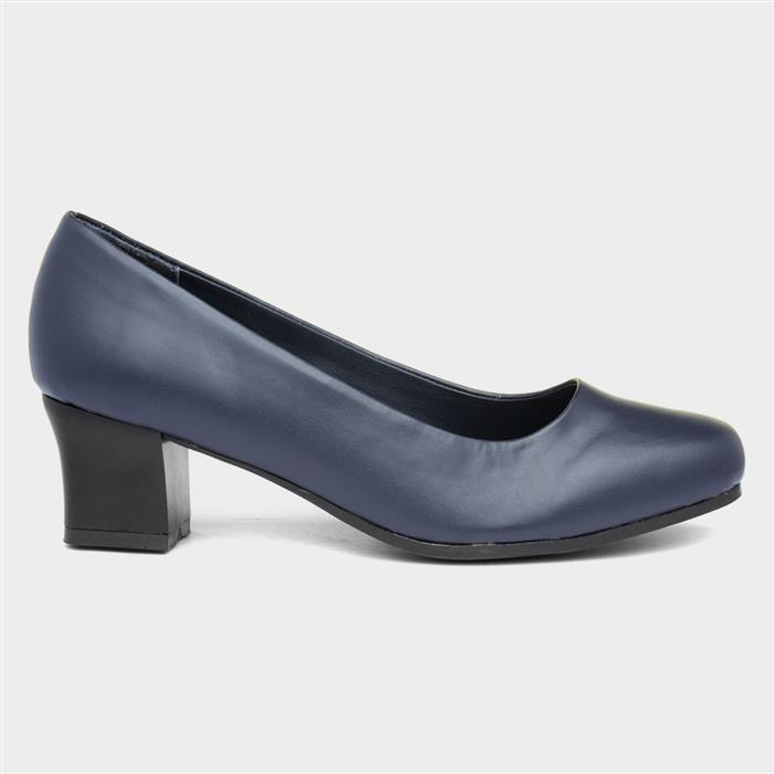 Comfortable navy court shoes best sale