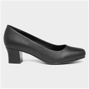 Lilley Venus Womens Black Court Shoe (Click For Details)