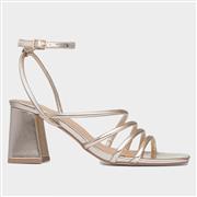 Truffle Dandelion Womens Gold Strappy Heel (Click For Details)