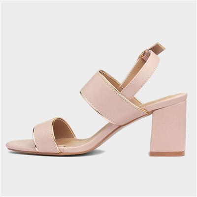 Lunar Aldora Womens Pink Strappy Heel-149054 | Shoe Zone