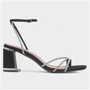 Truffle Tillie Womens Black Diamante Heel (Click For Details)