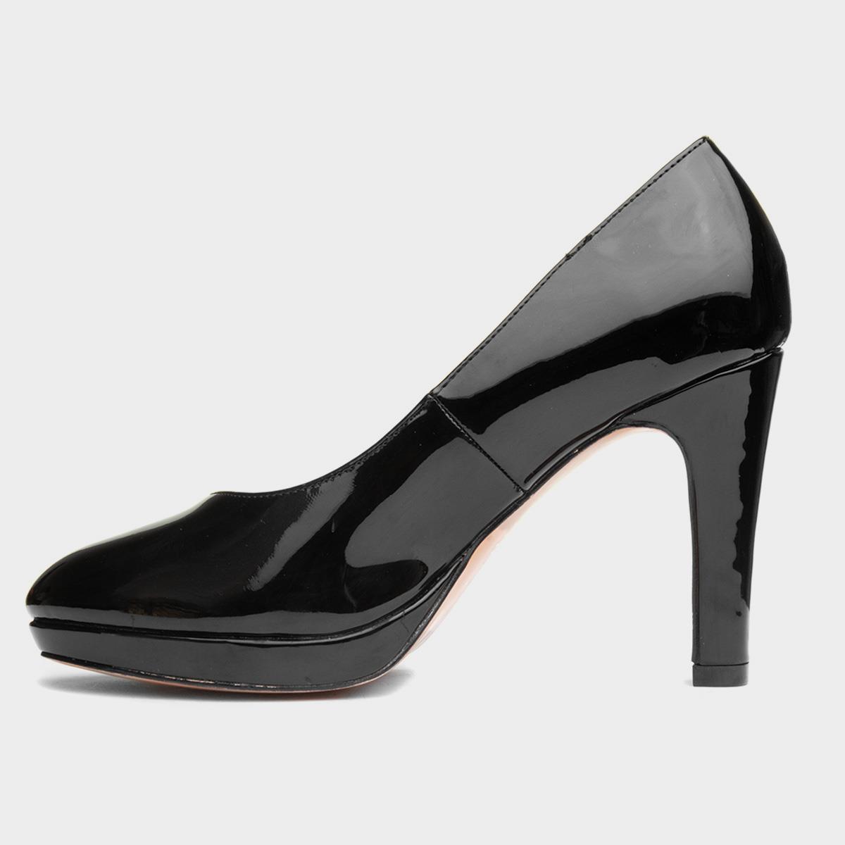 Lotus Riley Womens Black Court Heel