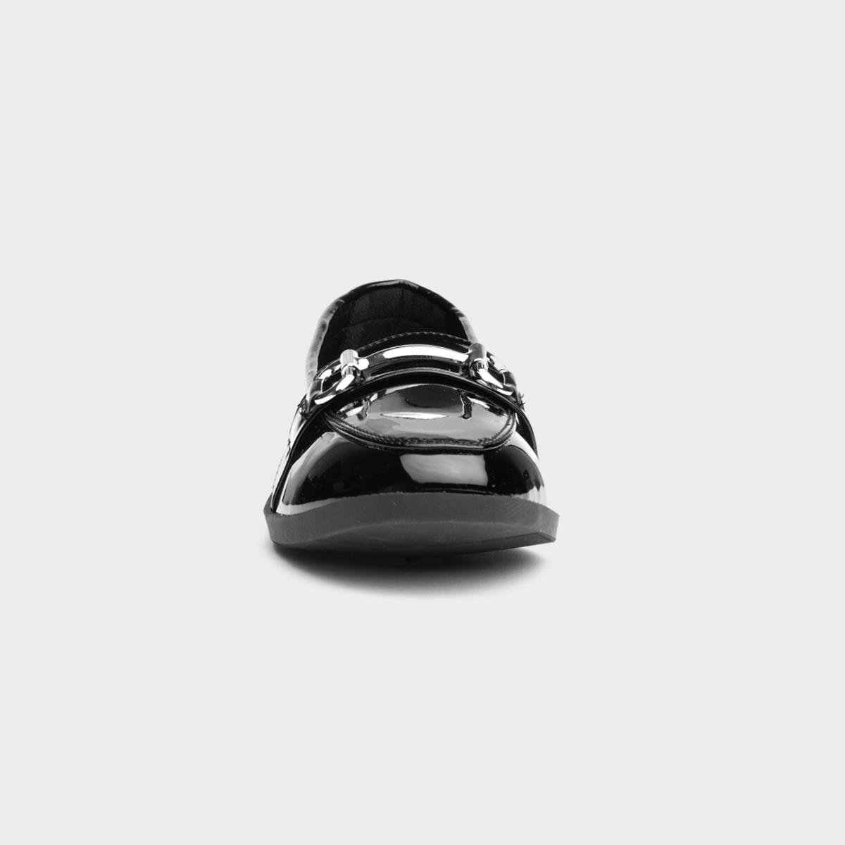 Lilley Anna Womens Black Patent Loafer-150008 | Shoe Zone