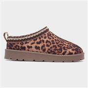 Truffle Chloe Womens Cheetah Brown Casual Shoe (Click For Details)