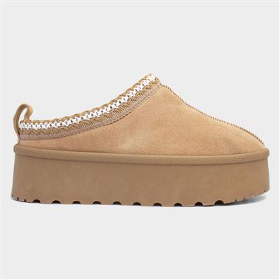 Chelsea Womens Sand Platform Shoe